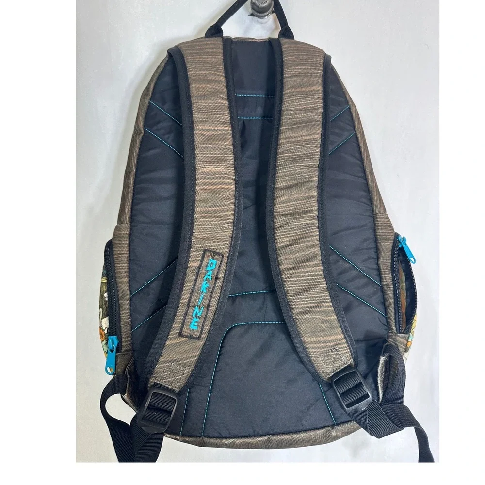 Dakine Mission 25L Backpack Graphic Print Snowboard Carry Bag Brown Blue W13